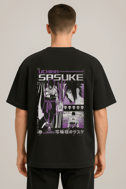 anime baskılı oversize tişört