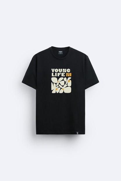 Minimal baskılı regular tişört